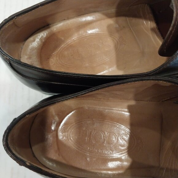 TOD'S men's size US 8.5 M, UK 7.5 brown Oxford. - Picture 2 of 7
